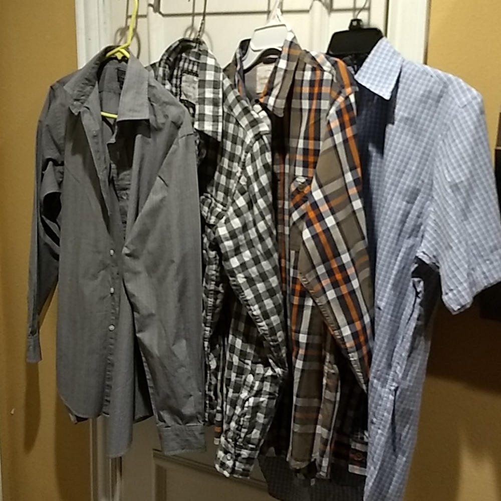 04,Finalpricealphlaurenbundle4pcmen'scasualshirts - image 4